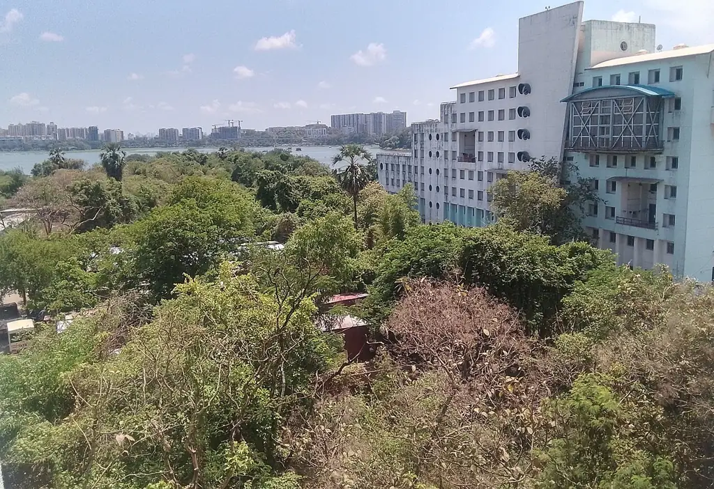 Powai Lake seen from Hostel 14 at IIT Bombay
