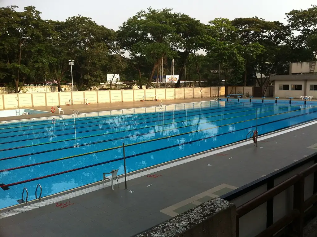 Olympic-size swimming pool at IIT Bombay