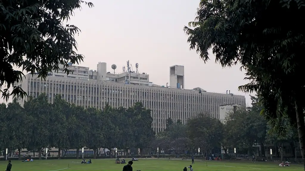 Evening view across the IIT Delhi campus
