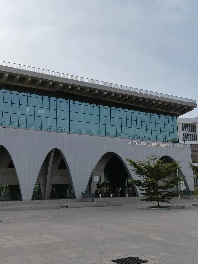 Knowledge Resource Centre, the library building at IIT Hyderabad