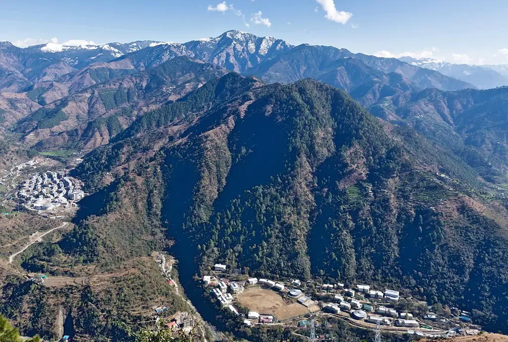 The whole IIT Mandi campus seen from Griffon Peak