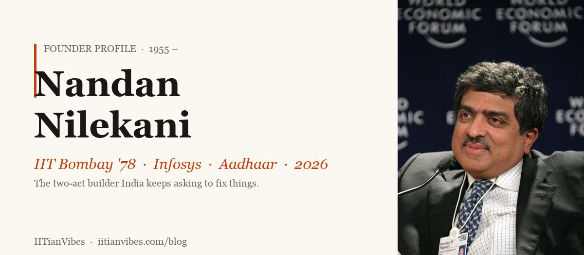 Nandan Nilekani at the World Economic Forum, Davos