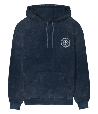IIT Vintage Varsity Acid Wash Hoodie