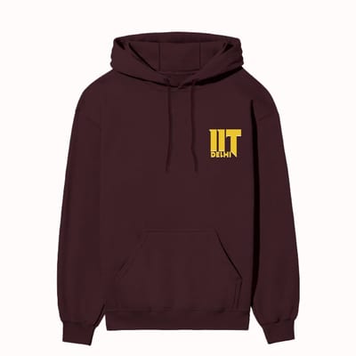 Legacy Crimson hoodies for IIT Delhi