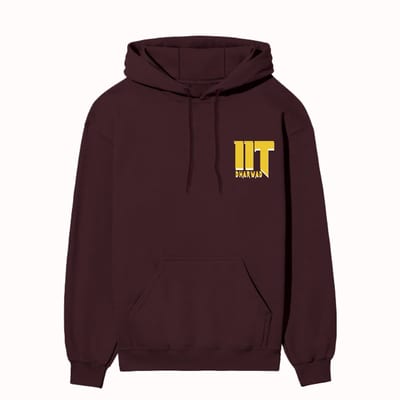 Legacy Crimson hoodies for IIT Dharwad