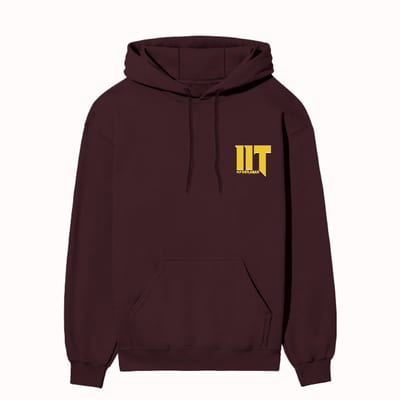 Legacy Crimson hoodies for IIT Hyderabad