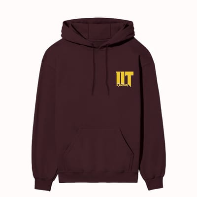 Legacy Crimson hoodies for IIT Kanpur