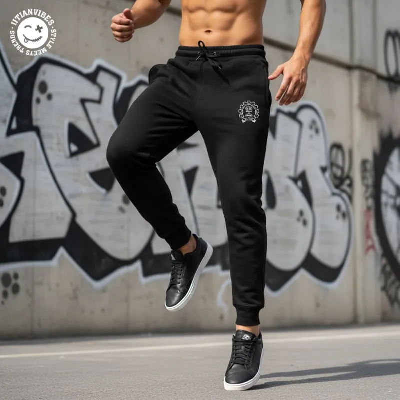 Post: jogger bottoms available in seven colours.